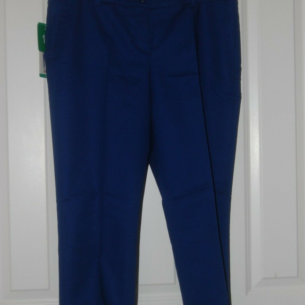 NEW HILARY RADLEY SLIM LEG CROP DRESS PANT size 12